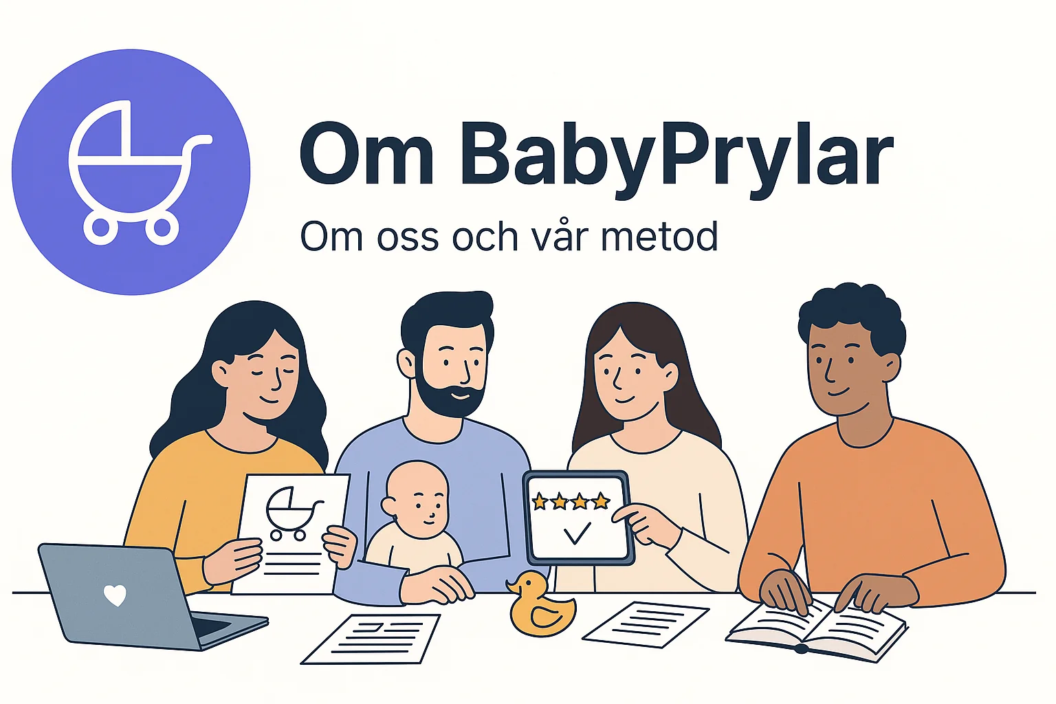 Om BabyPrylar – Om oss, metod och transparens